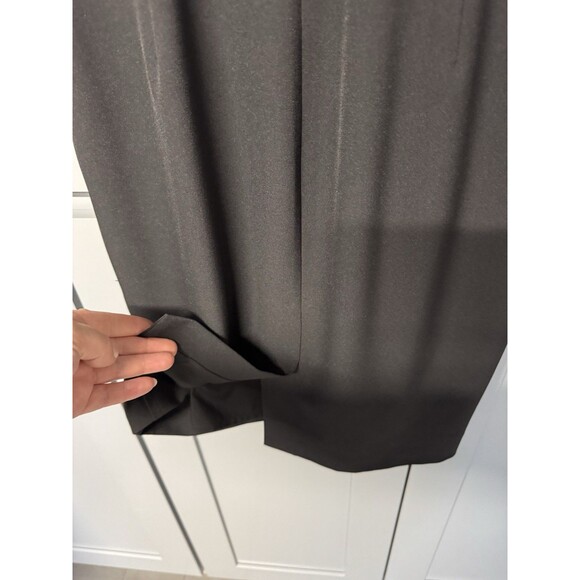 Moschino Black Couture Bow Front Dress Size 6 Side Zip Sleeveless Formal Party - Picture 9 of 14